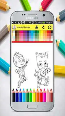 Play PJ Hero Masks Coloring Book