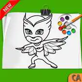 Free play online PJ Masks Coloring book - Coloring PJ Masks APK Free play online PJ Masks Coloring book - Coloring PJ Masks APK