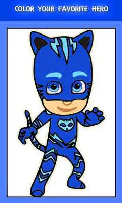 Play PJ Masks Coloring book - Coloring PJ Masks