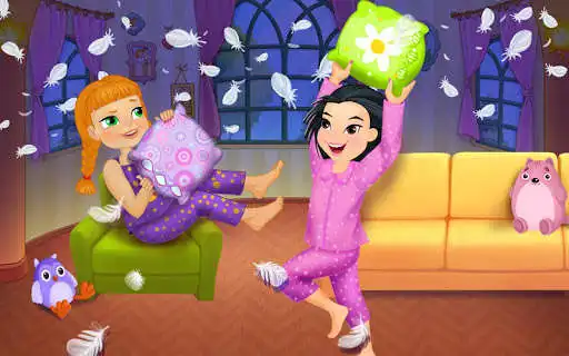 Play PJ Party - Crazy Pillow Fight  and enjoy PJ Party - Crazy Pillow Fight with UptoPlay