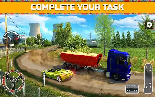 Play PK Cargo Truck Transport Game as an online game PK Cargo Truck Transport Game with UptoPlay