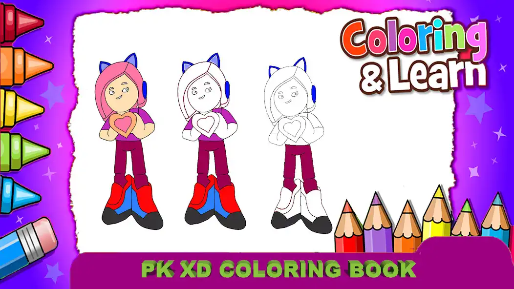 Play Pk Xd Coloring Books  and enjoy Pk Xd Coloring Books with UptoPlay