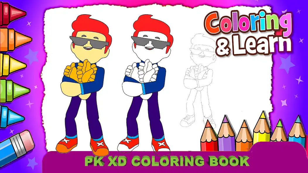 Play Pk Xd Coloring Books as an online game Pk Xd Coloring Books with UptoPlay