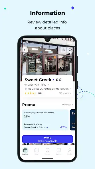 Play Places App – Eat  Drink as an online game Places App – Eat  Drink with UptoPlay