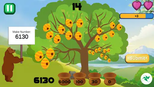 Play Place Value Game (Up to 9999)  and enjoy Place Value Game (Up to 9999) with UptoPlay