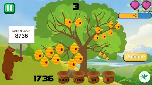 Play Place Value Game (Up to 9999) as an online game Place Value Game (Up to 9999) with UptoPlay