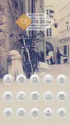 Play Plain White Icon Pack