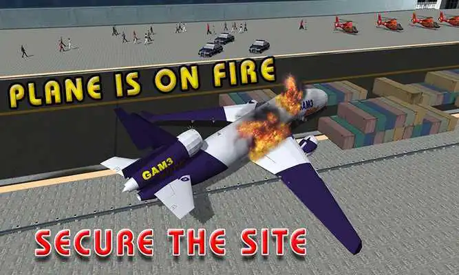 Play Plane Crash Truck Rescue 911
