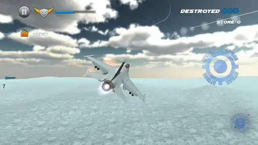 Play Plane Fighter Fly Simulator as an online game Plane Fighter Fly Simulator with UptoPlay