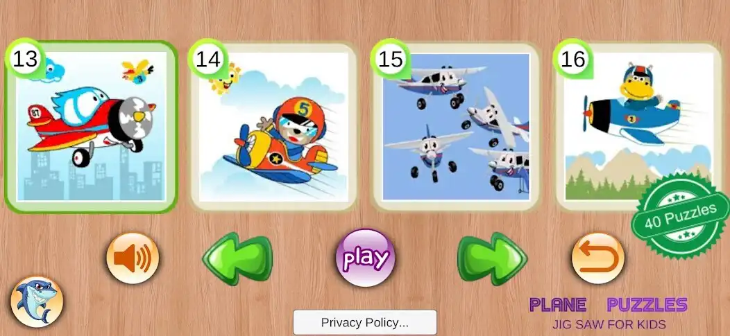 Play Plane Puzzles as an online game Plane Puzzles with UptoPlay