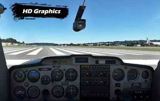 Play Plane Simulator 2021 as an online game Plane Simulator 2021 with UptoPlay