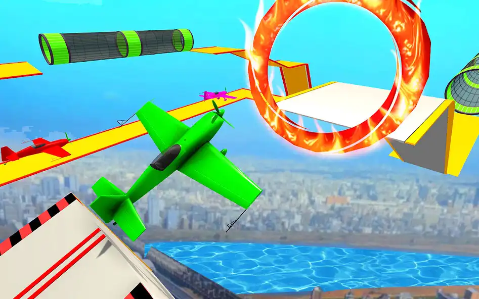 Play Plane Stunt Games: Airplane Racing Simulator Games  and enjoy Plane Stunt Games: Airplane Racing Simulator Games with UptoPlay