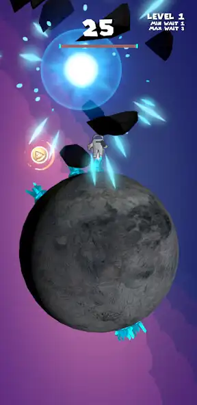 Play Planet Asteroid Bullet Guard  and enjoy Planet Asteroid Bullet Guard with UptoPlay