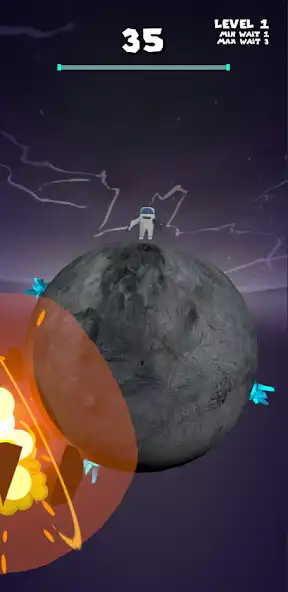 Play Planet Asteroid Bullet Guard as an online game Planet Asteroid Bullet Guard with UptoPlay