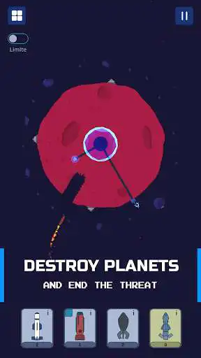 Play Planet Destruction - a space odyssey  and enjoy Planet Destruction - a space odyssey with UptoPlay