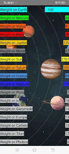 Play Planetery Weight  and enjoy Planetery Weight with UptoPlay