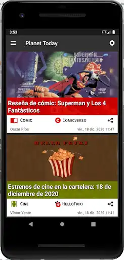 Play Planet Today - Noticias Geeks  and enjoy Planet Today - Noticias Geeks with UptoPlay