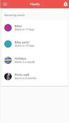 Play Planify - Organize your events