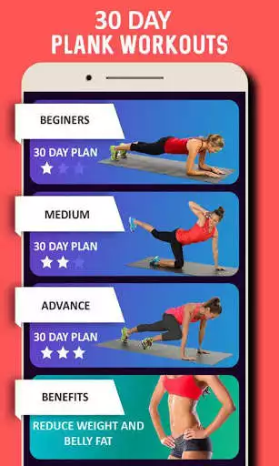 Play Plank workout 30 day challenge: Lose weight