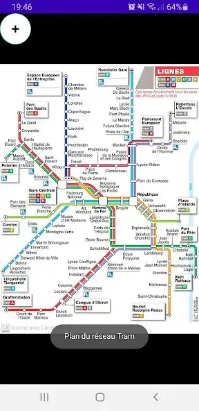 Play Plan métro Strasbourg map as an online game Plan métro Strasbourg map with UptoPlay