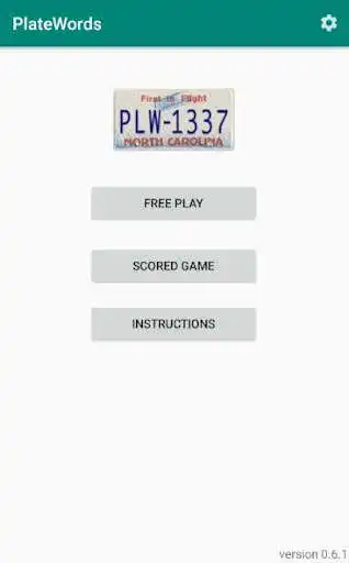 Play PlateWords  and enjoy PlateWords with UptoPlay