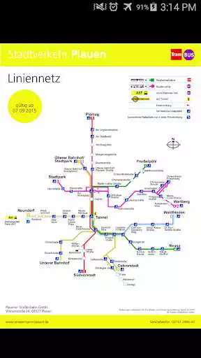 Play Plauen Tram Map