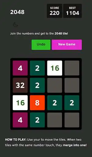 Play Play 2048 Game  (no Ads)