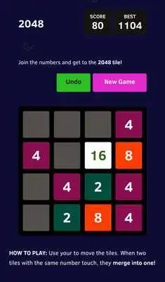 Play Play 2048 Game  (no Ads)
