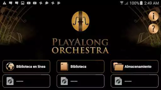 Play APK PlayAlong Orchestra  and enjoy PlayAlong Orchestra with UptoPlay forte.notation.pao