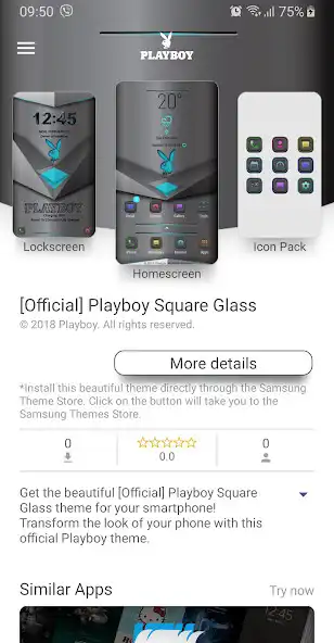 Play Playboy Square Glass Themee as an online game Playboy Square Glass Themee with UptoPlay