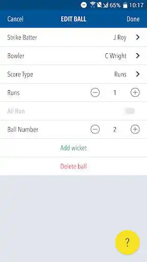 Play Play-Cricket Scorer as an online game Play-Cricket Scorer with UptoPlay