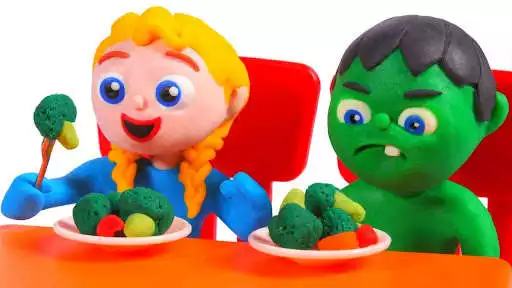 Play Play Doh, Create Great Super Heroes Characters as an online game Play Doh, Create Great Super Heroes Characters with UptoPlay