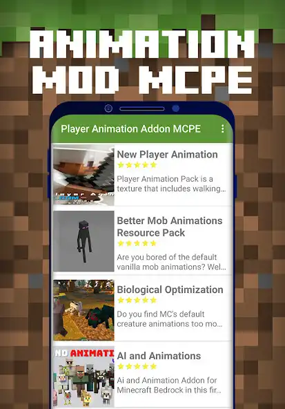 Play Player Animation Addon MCPE  and enjoy Player Animation Addon MCPE with UptoPlay