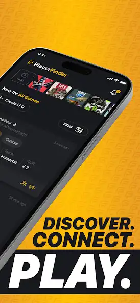 Play PlayerFinder: LFG, Chat  Play as an online game PlayerFinder: LFG, Chat  Play with UptoPlay