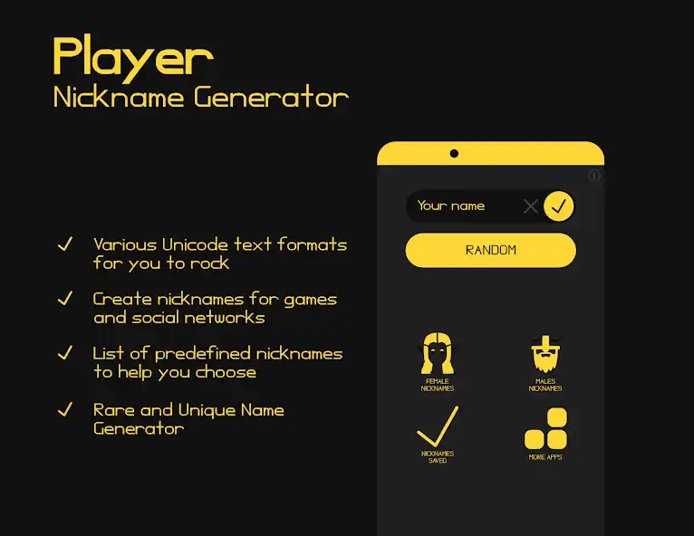 Play Player - Nicknames Generator  and enjoy Player - Nicknames Generator with UptoPlay