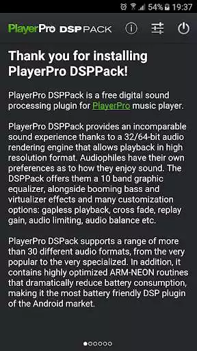 Play PlayerPro DSP pack