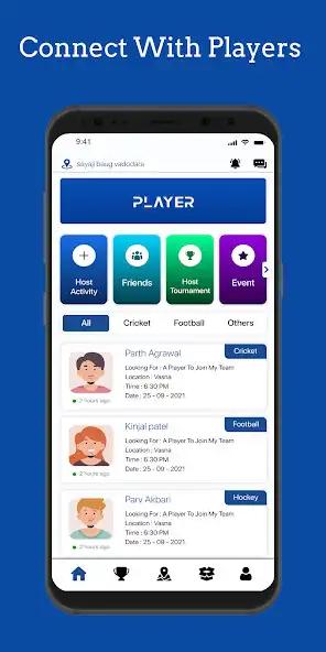 Play Player - Sports community app  and enjoy Player - Sports community app with UptoPlay