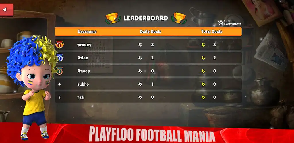 Play PLAYFLOO FOOTBALL MANIA  and enjoy PLAYFLOO FOOTBALL MANIA with UptoPlay