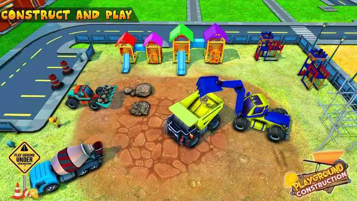 Play Playground Construction: Construct And Play Game