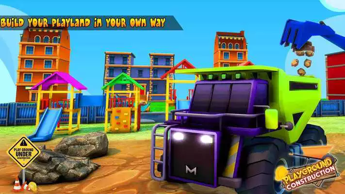 Play Playground Construction: Construct And Play Game
