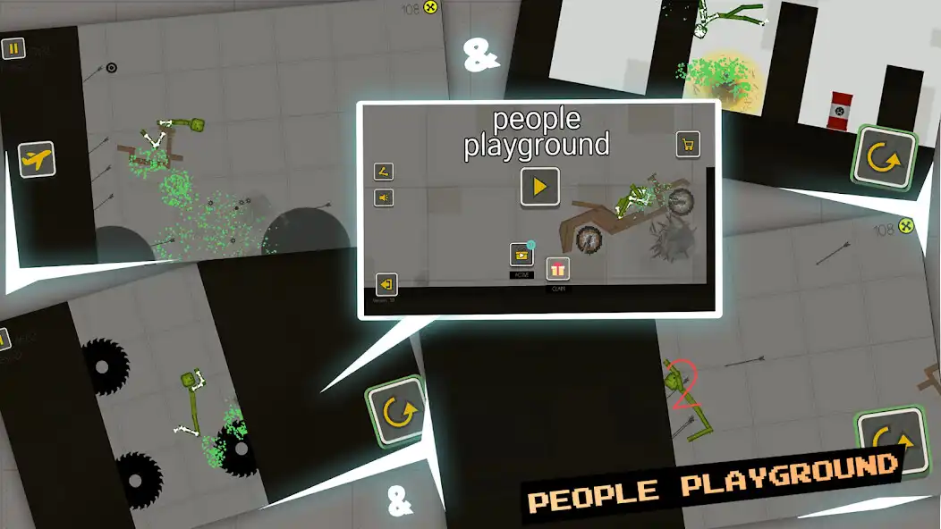 Play Playground physics Dismount as an online game Playground physics Dismount with UptoPlay