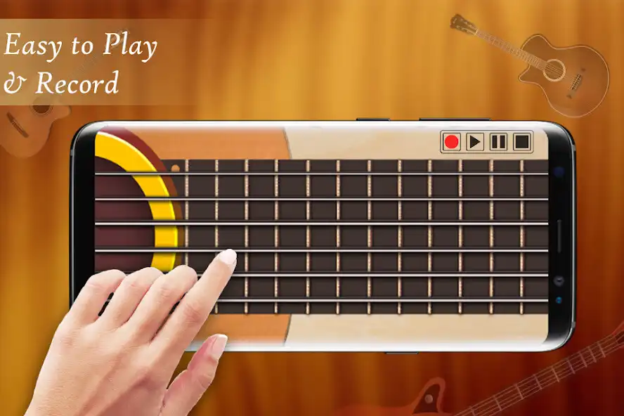Play Play Guitar : Real Guitar Simulator as an online game Play Guitar : Real Guitar Simulator with UptoPlay