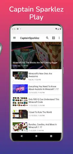 Play Playing Captain Sparklez as an online game Playing Captain Sparklez with UptoPlay