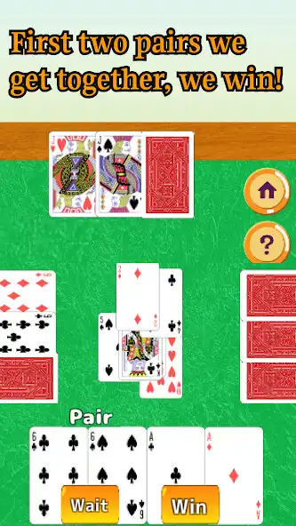 Play Playing Cards Game Two Pairs as an online game Playing Cards Game Two Pairs with UptoPlay