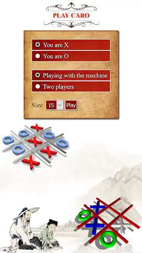 Play Playing chess Caro - Tic tac toe - Gomoku  and enjoy Playing chess Caro - Tic tac toe - Gomoku with UptoPlay