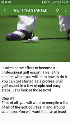 Play PLAYING GOLF FOR FREE