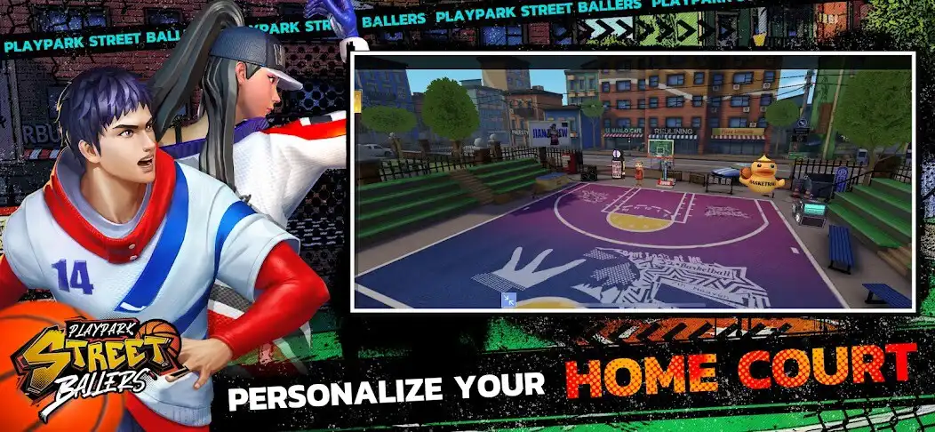 Play PlayPark StreetBallers as an online game PlayPark StreetBallers with UptoPlay
