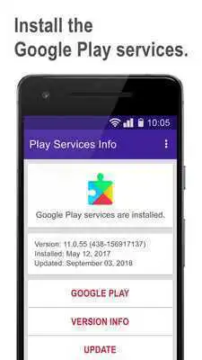 Play Play services update  info