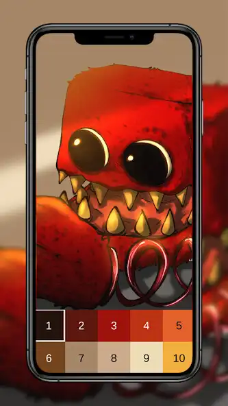 Play Playtime Boxy Boo Coloring  and enjoy Playtime Boxy Boo Coloring with UptoPlay