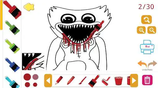 Play playtime coloring huggy  kissy  and enjoy playtime coloring huggy  kissy with UptoPlay
